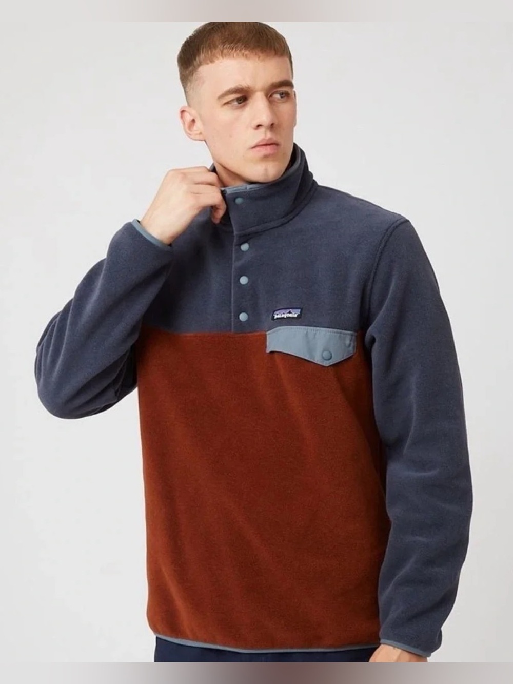 PATAGONIA Men's Lightweight Synchilla Snap-T Fleece Pullover Jacket Sweater